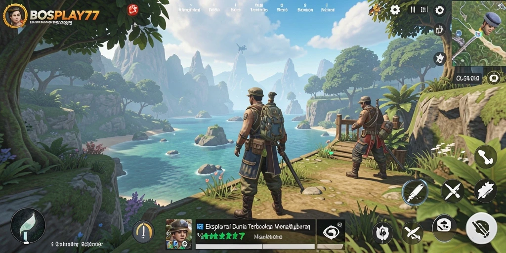 Gameplay seru di dunia terbuka BOSPLAY77