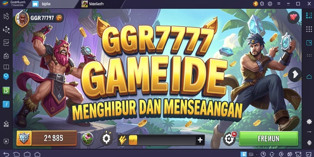 Tampilan gameplay seru <strong>GGR7777</strong> saat mengumpulkan sumber daya.