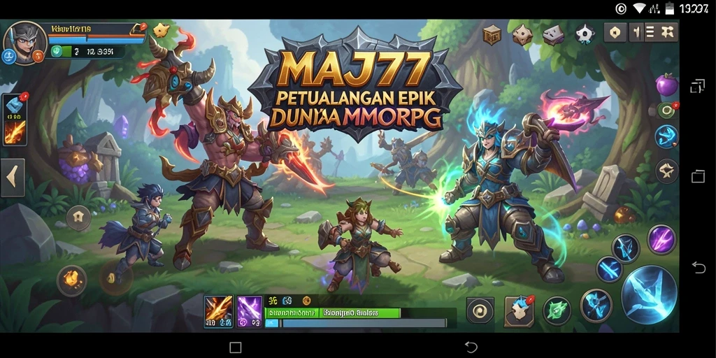 Tampilan gameplay menakjubkan di dunia fantasi MAJ777.