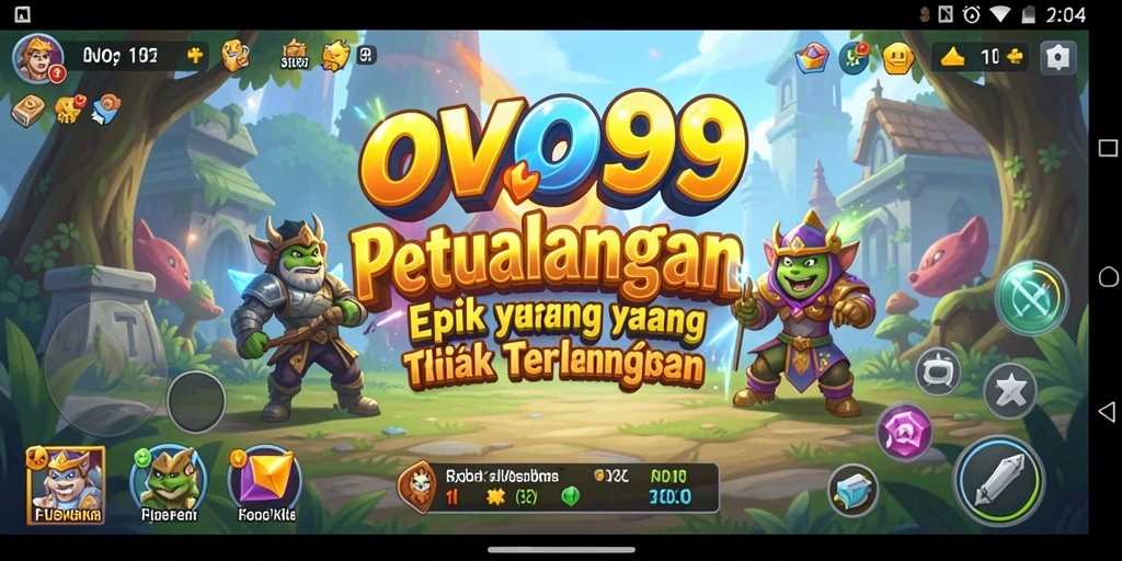 Gameplay OVO99 yang penuh petualangan dan tantangan seru.