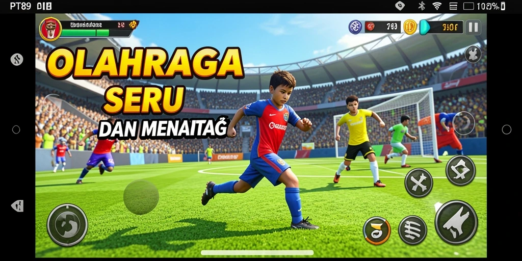 Screenshot PT89 menampilkan aksi olahraga yang mendebarkan dan grafis yang menawan.