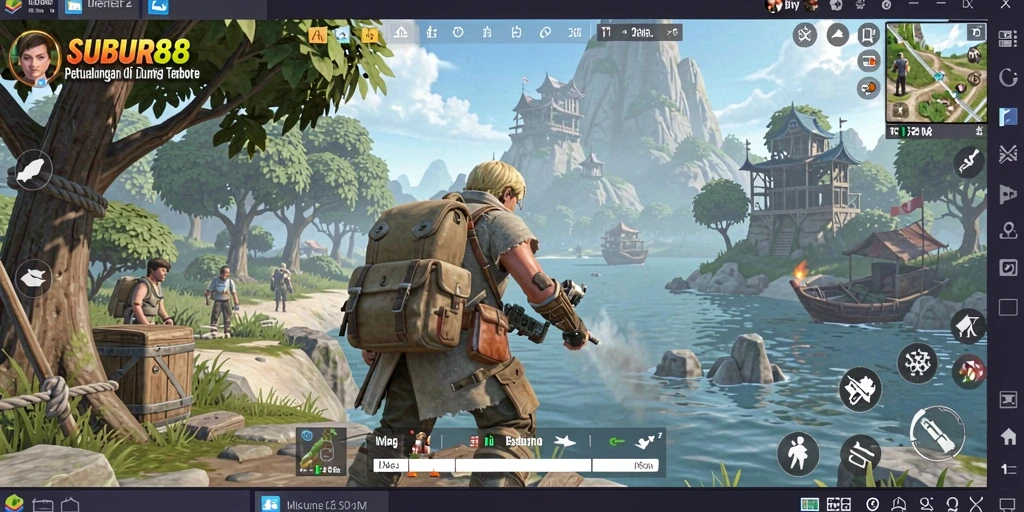 Tampilan gameplay SUBUR88 yang menakjubkan di dunia Open World.